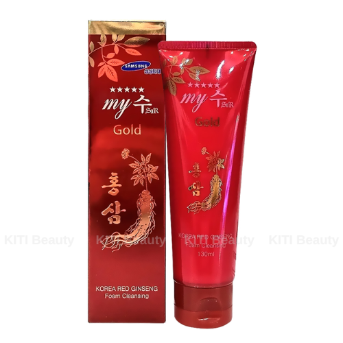 Sữa Rửa Mặt Hồng Sâm Đỏ My Gold Korea Red Ginseng Foam Cleanser 130ml